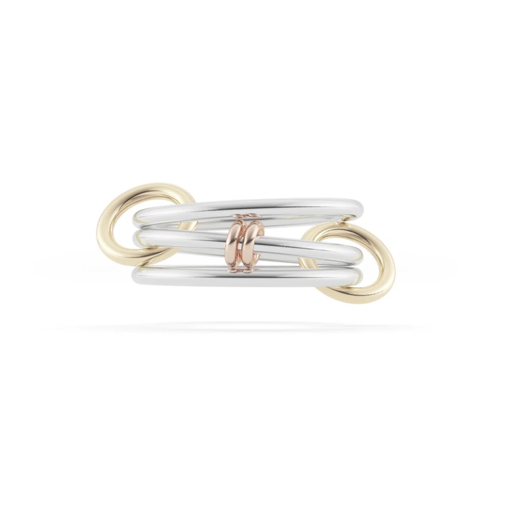 Elegant Silver and Gold Ring